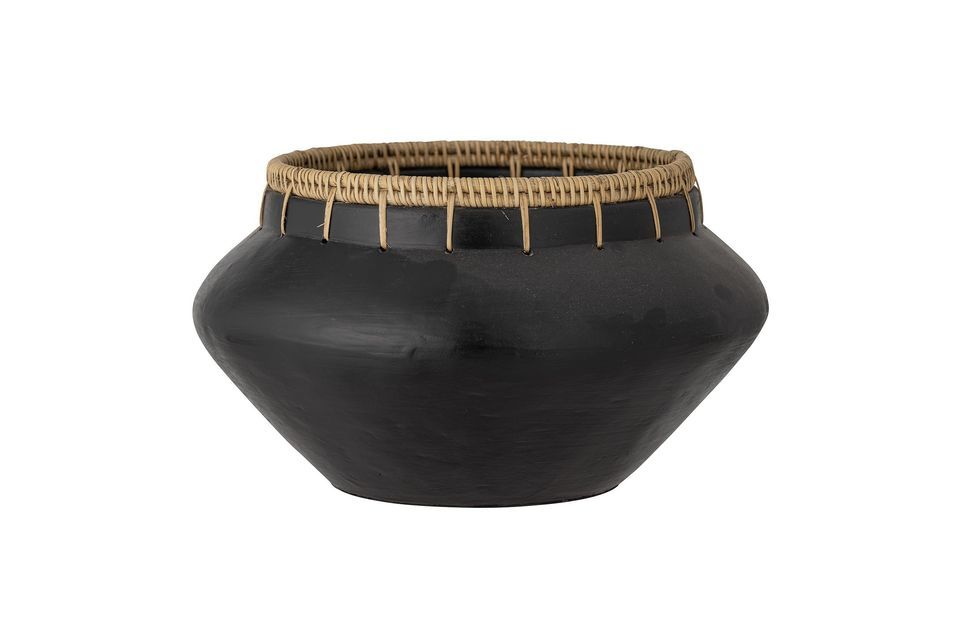 Black terracotta decorative bowl Dixon Bloomingville
