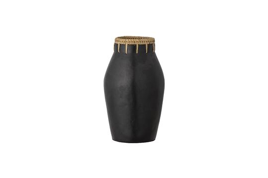 Black terracotta decorative vase Dixon Clipped