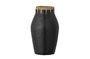 Miniature Black terracotta decorative vase Dixon Clipped