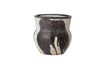 Miniature Black terracotta flower pot Nala 7