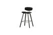 Miniature Black velvet bar stool Senn 2