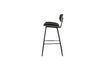 Miniature Black velvet bar stool Senn 3