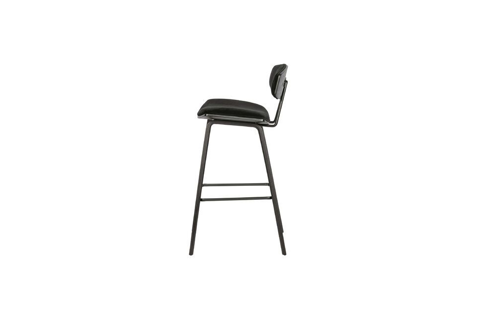 The Senn bar stool has a trendy design