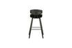 Miniature Black velvet bar stool Senn 4