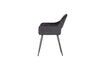 Miniature Black velvet chair Jelle 5