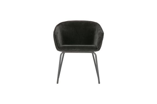 Black velvet chair Sien