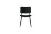 Miniature Black velvet polyester chair Kaat 1