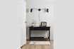 Miniature BLACK WALL LAMP WITH 2 ARTICULATED ARMS ERIS 2