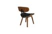 Miniature Black Wood brown and black chair 14
