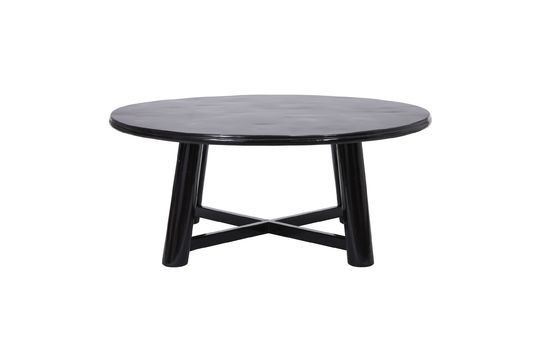 Black wood coffee table Vali Clipped