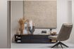 Miniature Black wood tv stand Finca 2