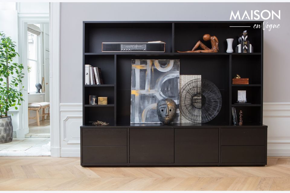 This TV stand is part of the collection of the Dutch manufacturer Maxel TV