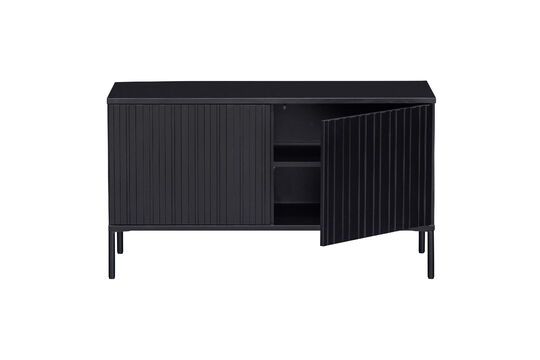 Black wood tv stand New Clipped