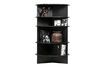 Miniature Black wooden book shelves Trian 3