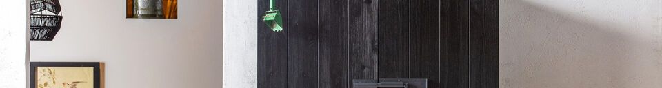 Material Details Black wooden cabinet Bruut