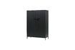 Miniature Black wooden cabinet Bruut 3