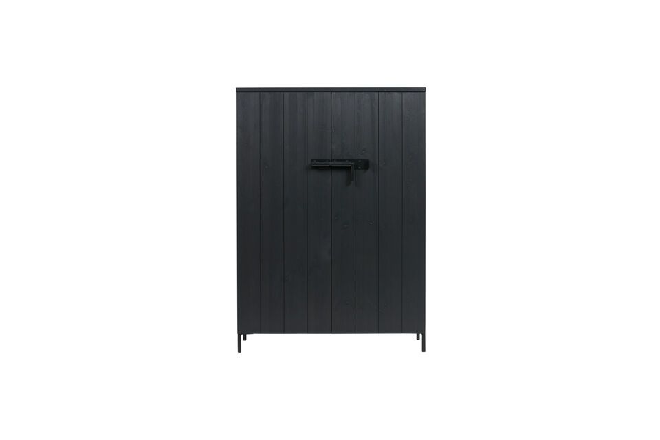 Black wooden cabinet Bruut Woood