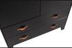 Miniature Black wooden cabinet Dian 7