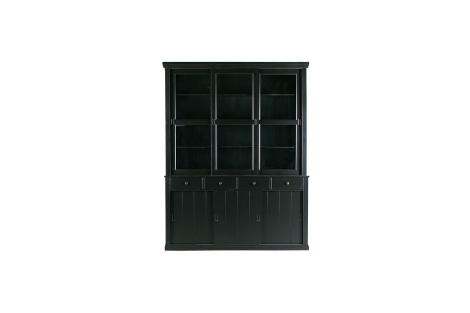 Black wooden cabinet Lagos Woood