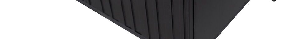 Material Details Black wooden cabinet with drawers New