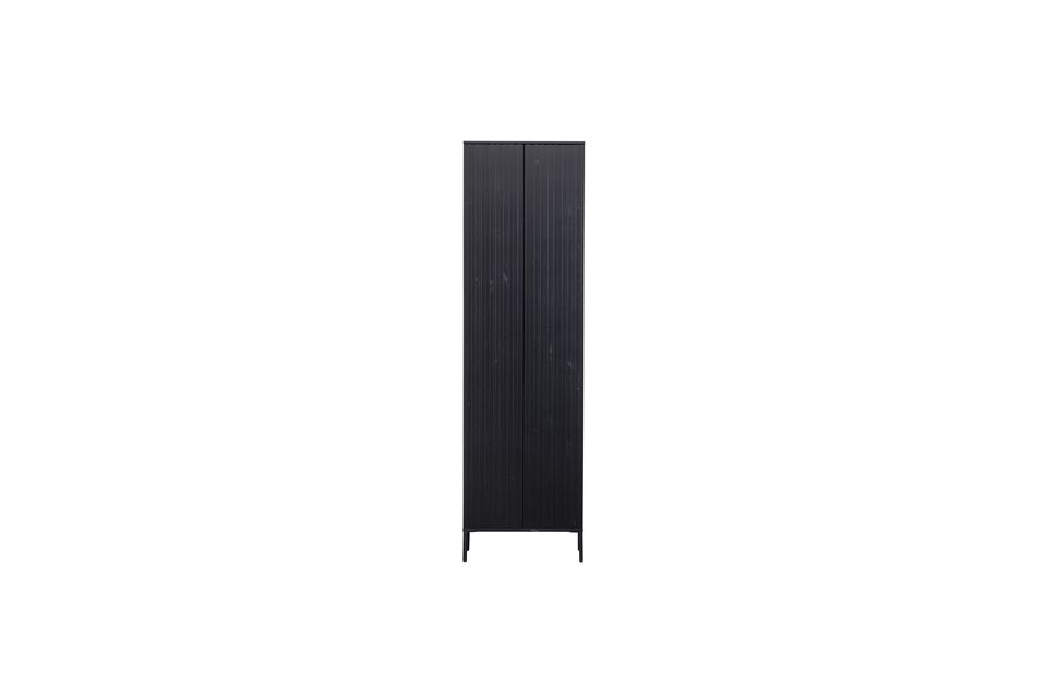 Black wooden cabinet with drawers New Woood