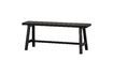 Miniature Black wooden decorative bench Imme 1