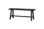 Miniature Black wooden decorative bench Imme Clipped