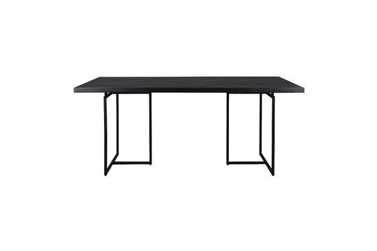 Black wooden dining table 180cm Class