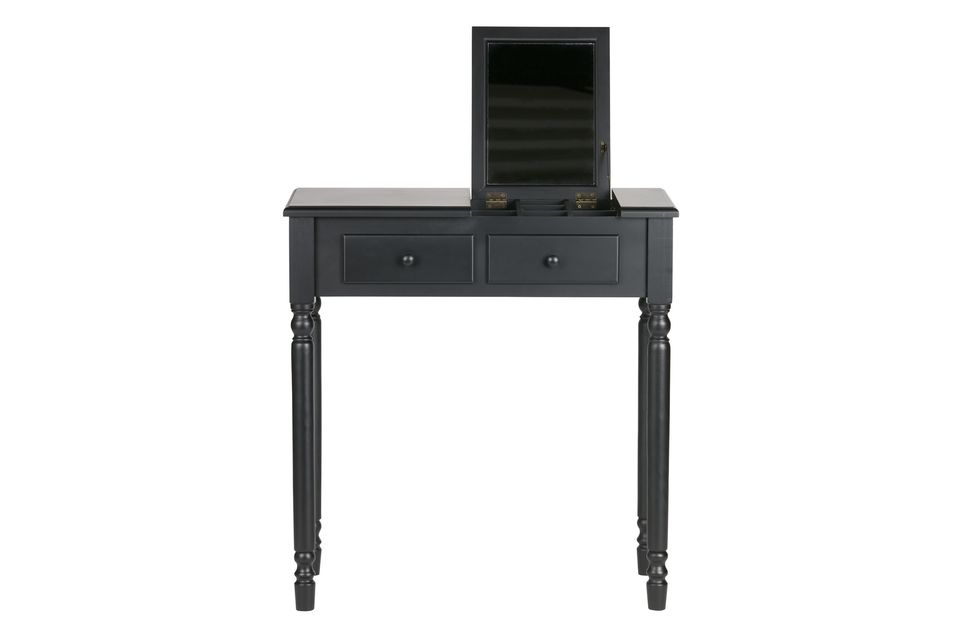Black wooden dressing table Romy - 3