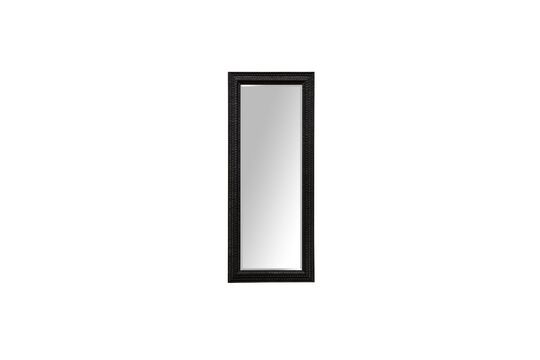 Black wooden mirror Pin