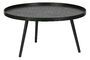 Miniature Black wooden side table Mesa Clipped