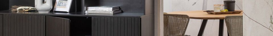 Material Details Black wooden wall cabinet New