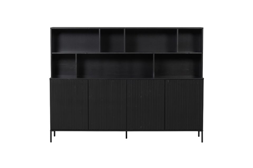 Black wooden wall cabinet New Woood