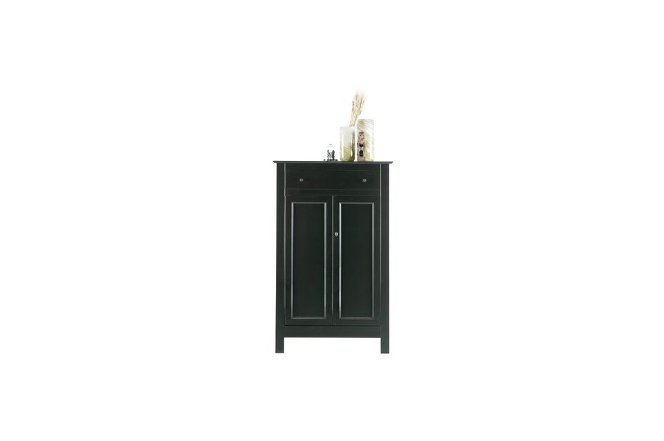 Black wooden wardrobe Eva - 6