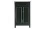 Miniature Black wooden wardrobe Eva Clipped