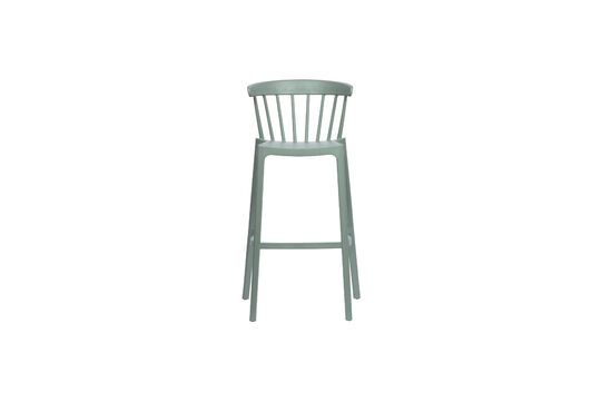 Bliss green plastic bar stool Clipped