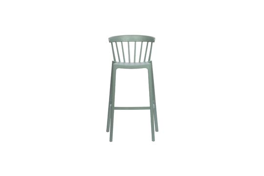 Bliss green plastic bar stool