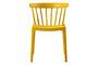 Miniature Bliss yellow plastic chair Clipped