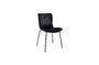 Miniature bloom Black polyester chair Clipped