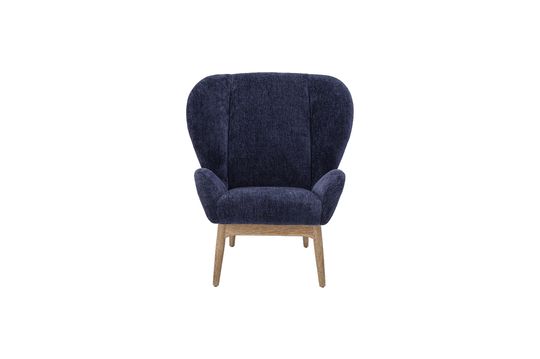 Blue armchair Eave Clipped