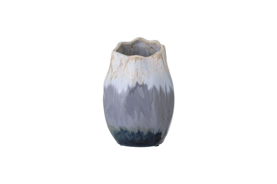Blue ceramic vase Jace Bloomingville