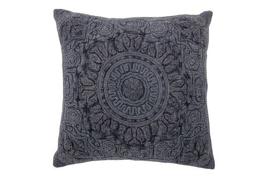 Blue cotton cushion Adin