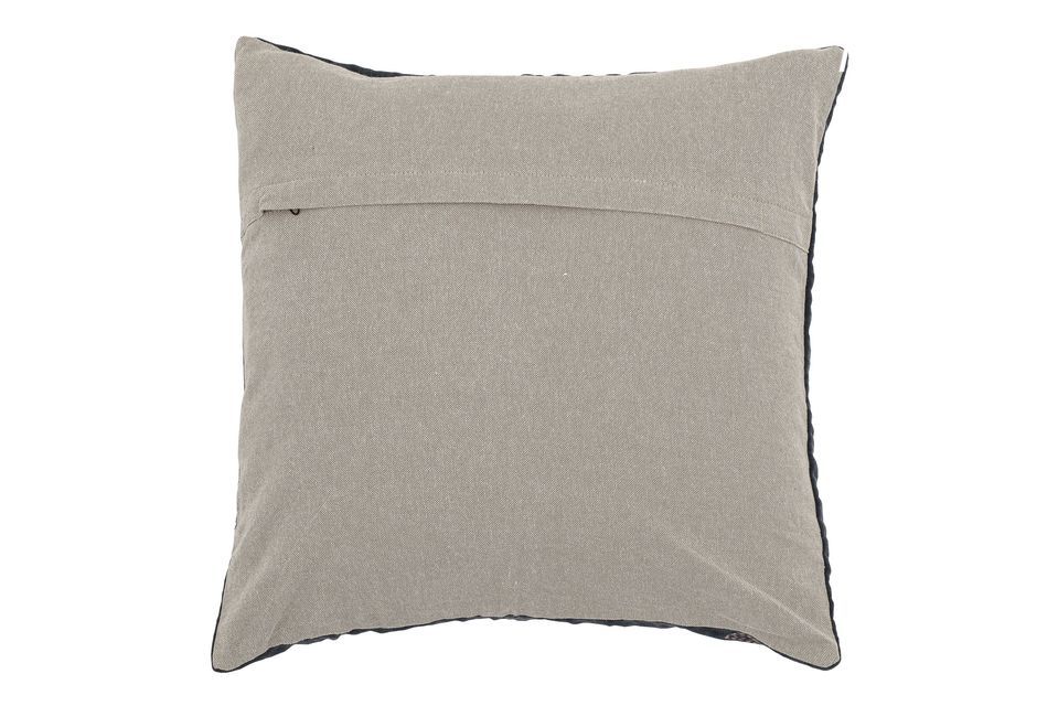 Blue cotton cushion Frode - 6