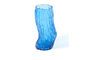 Miniature Blue glass vase Tree Log Clipped
