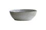 Miniature Blue-gray stoneware bowl Rustic Clipped