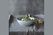 Miniature Blue-gray stoneware bowl Rustic 1