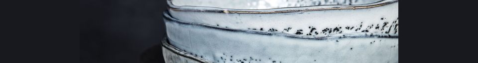 Material Details Blue-gray stoneware bowl Rustic