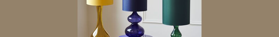 Material Details Blue lampshade Shade