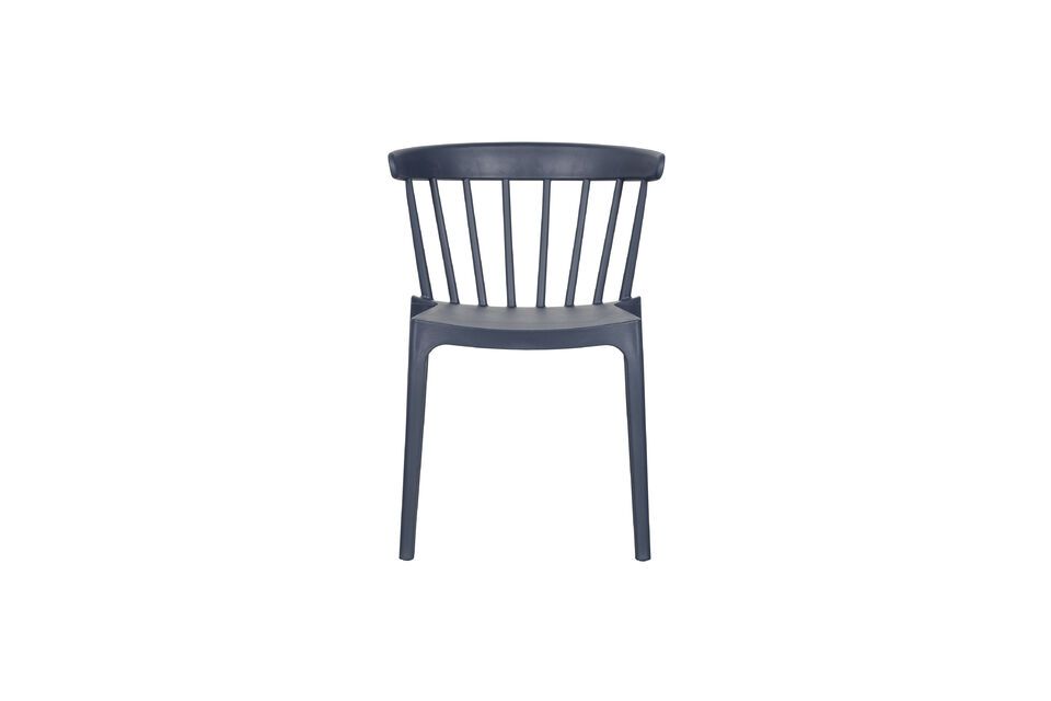 Blue plastic chair Bliss Woood