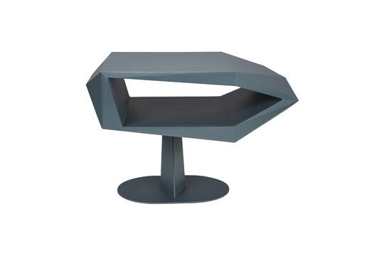 Blue resin side table North Side Clipped